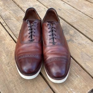 Allen Edmonds 5th Ave Deep Chili Size 12 D Custom Vibram Soles
